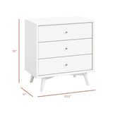 Babyletto Palma 3-Drawer Compact Assembled Dresser (34")