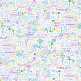 Los Angeles Baby Blanket