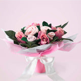 Hand Tied Baby Clothes Bouquet and Personalized