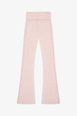 Tenly Hacci Rib Waisted Flared Pants