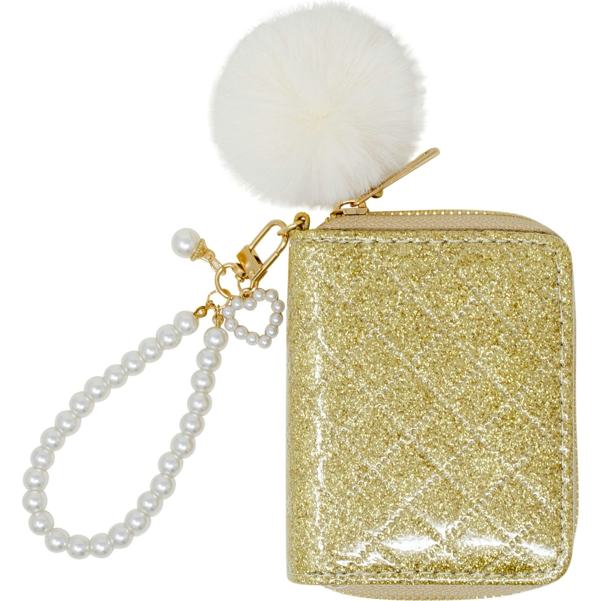 Sparkle Pearl Strap Wallet