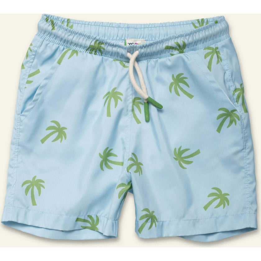 Recycled Palm Tree Swim Trunk