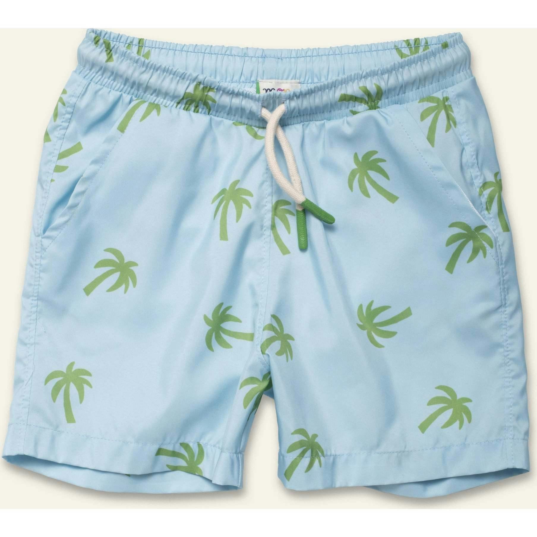 Recycled Palm Tree Swim Trunk