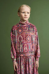 CARPET VELVET SWEATER BURGUNDY