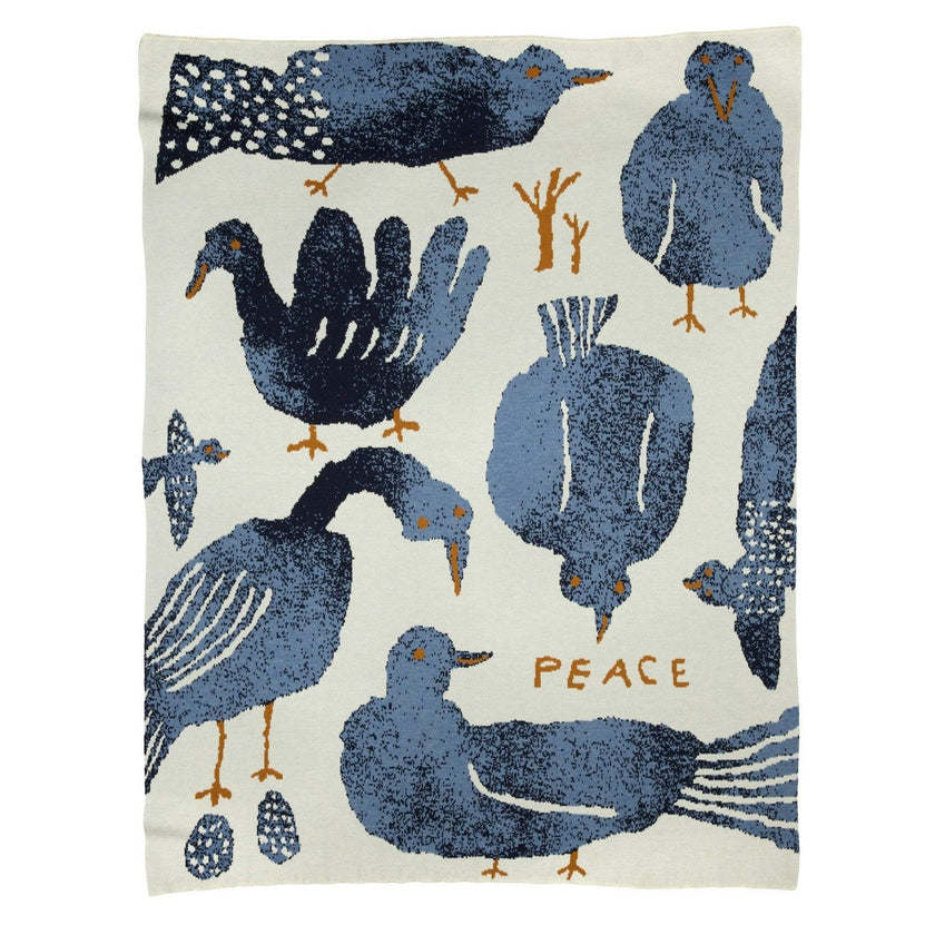 Peace Knit Blanket