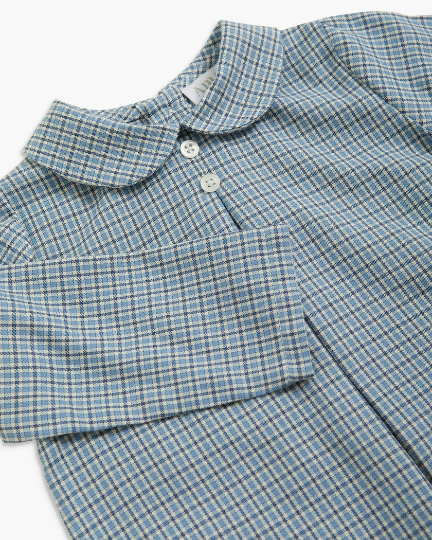 Darius Shirt Vintage Blue Check