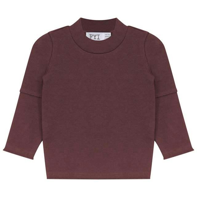 Low Mock Neck Top