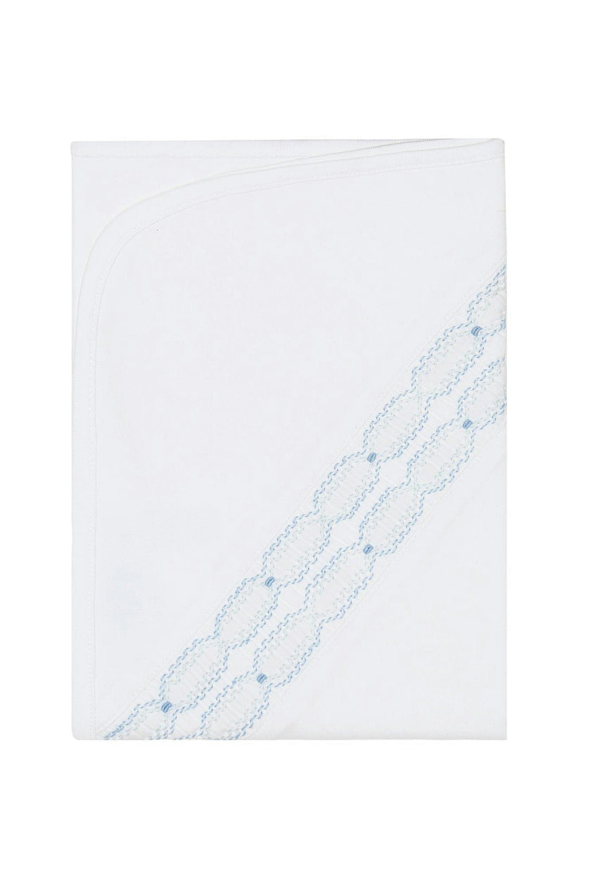 Signature Smocked Boys Receiving Blanket