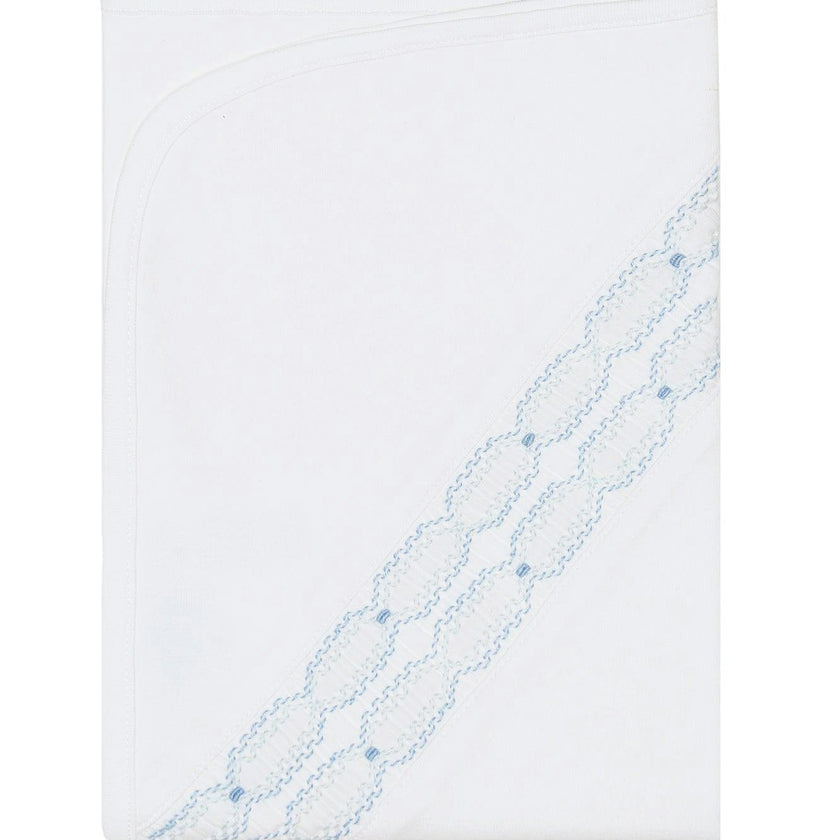 Signature Smocked Boys Receiving Blanket