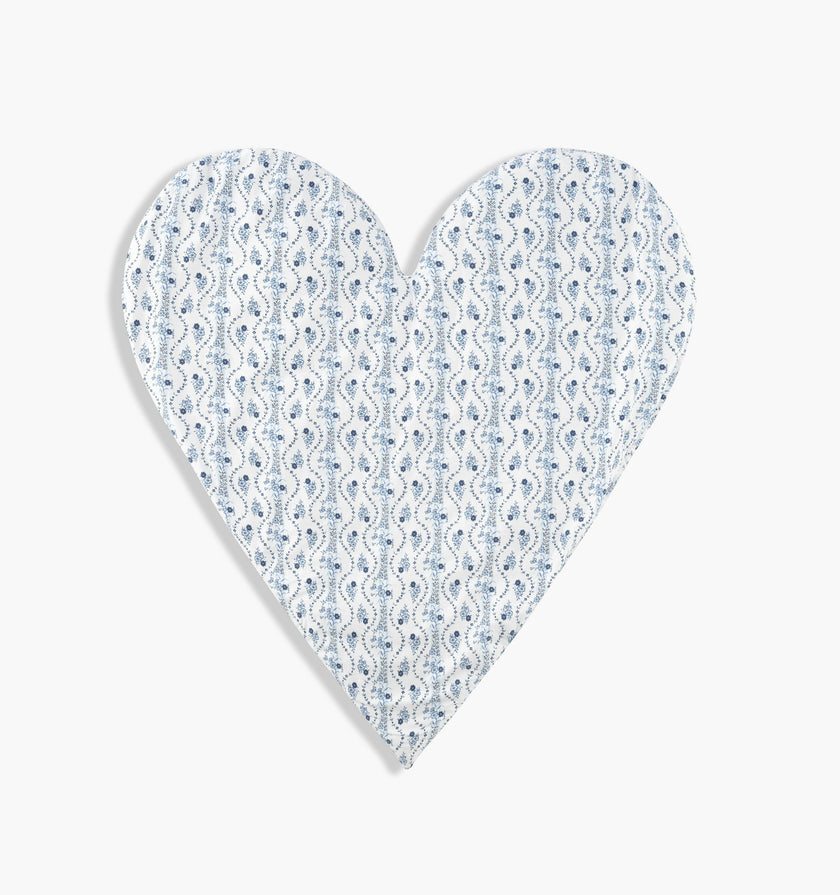 The Tummy Time Mat - Blue Vine Stripe