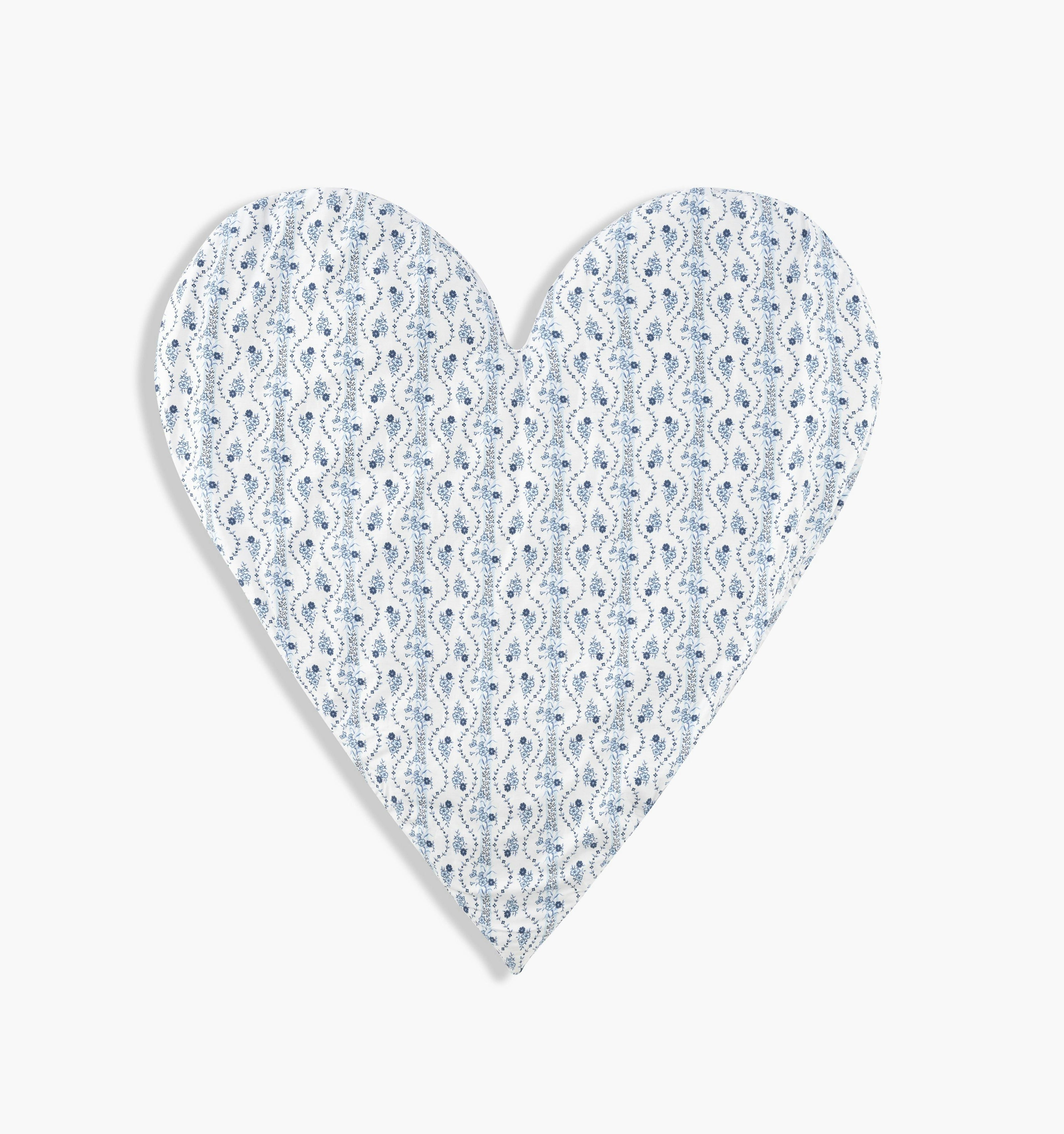 The Tummy Time Mat - Blue Vine Stripe