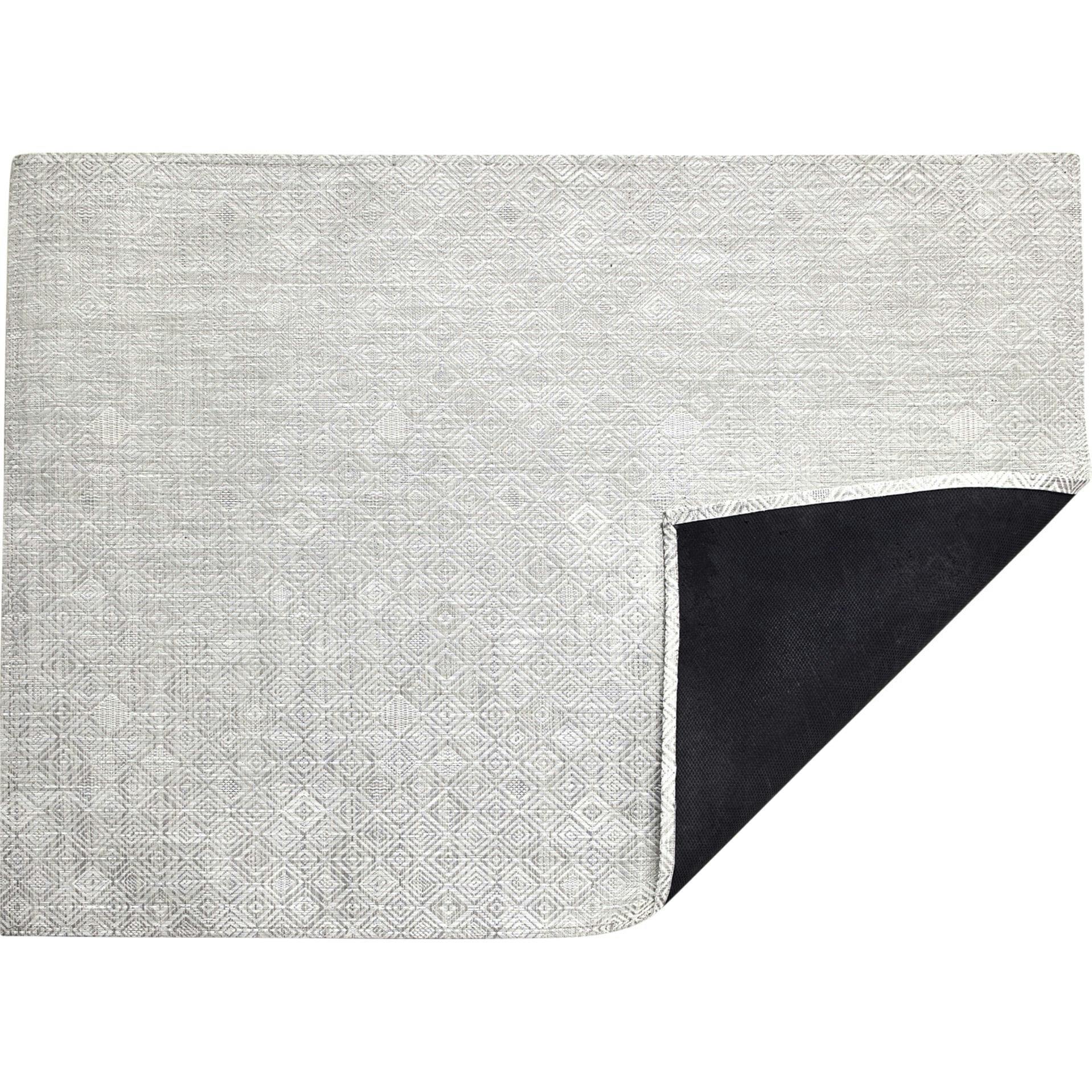 Mosaic Floor Mat, Grey
