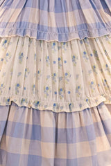 Amber Dress in Blue Gingham
