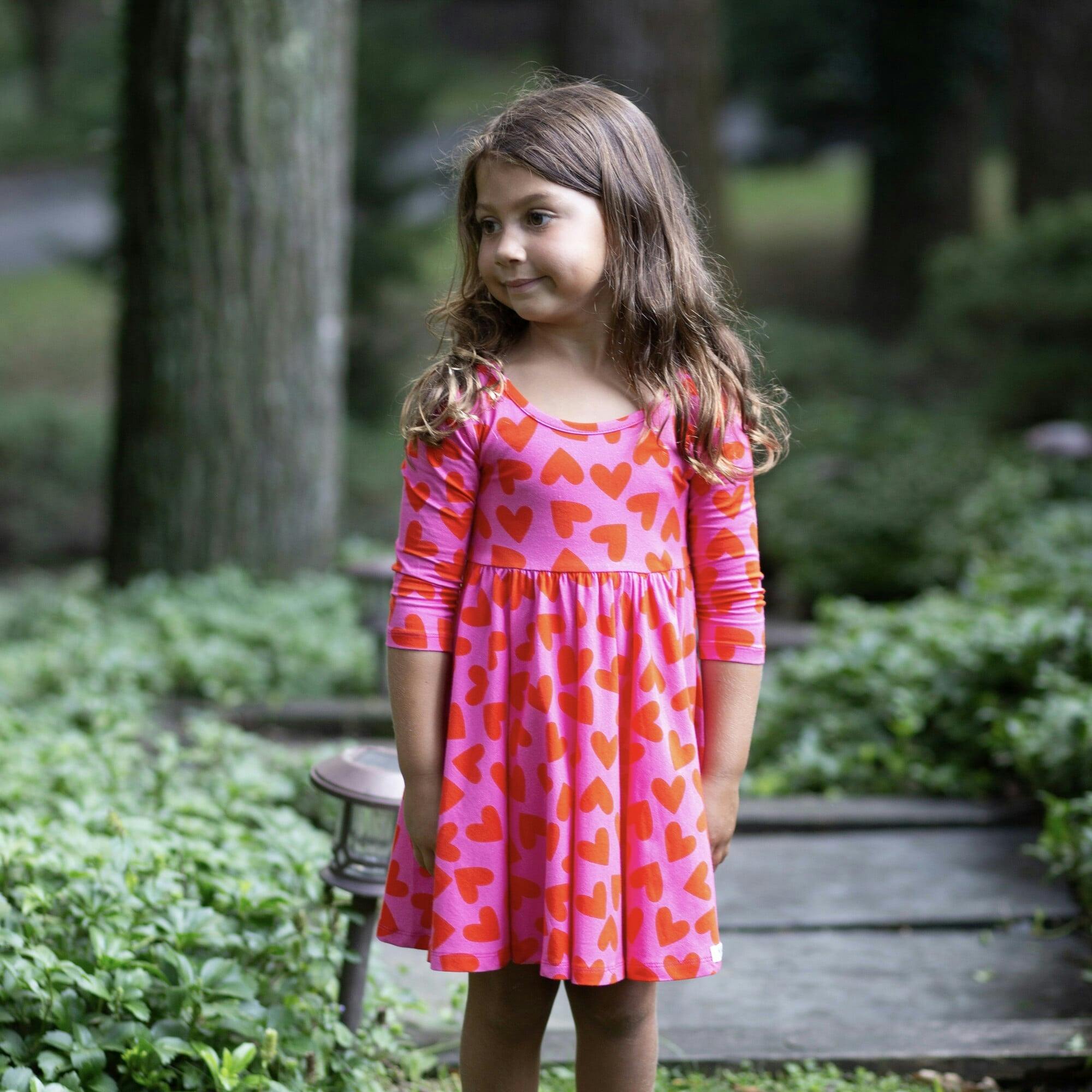 Twirly Dress in Hearts