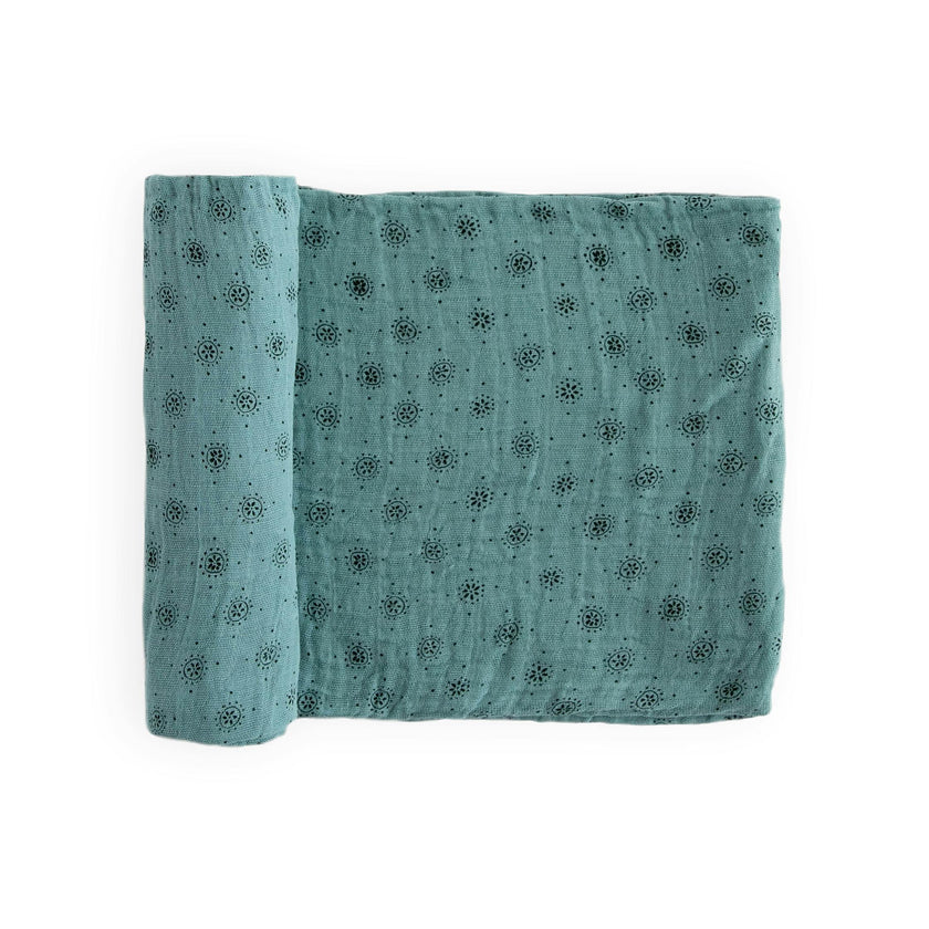 Cotton Muslin Swaddle Blanket - Wallflower