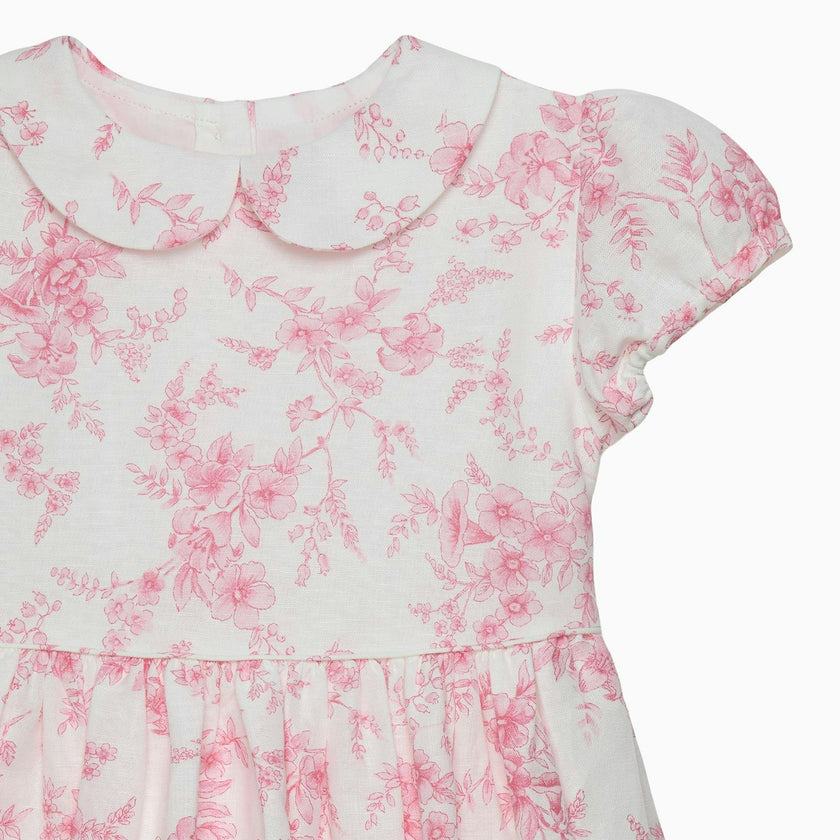 Kate Floral Linen Dress