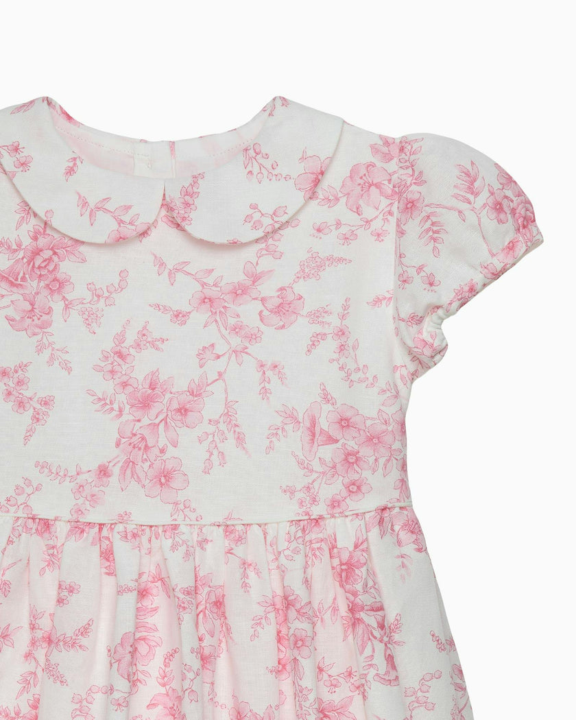 Kate Floral Linen Dress