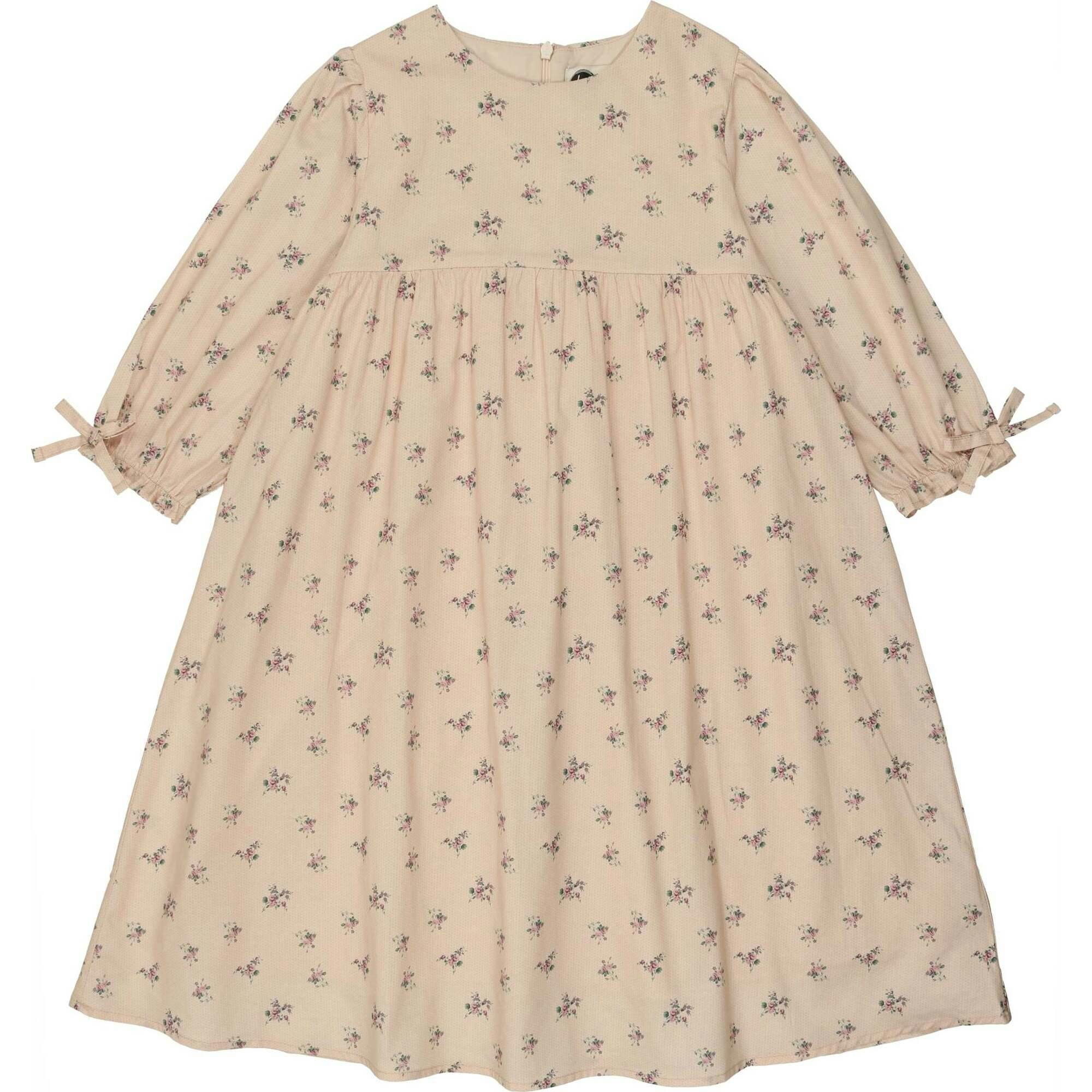 Rose Dot 3-Quarter Sleeve Dress