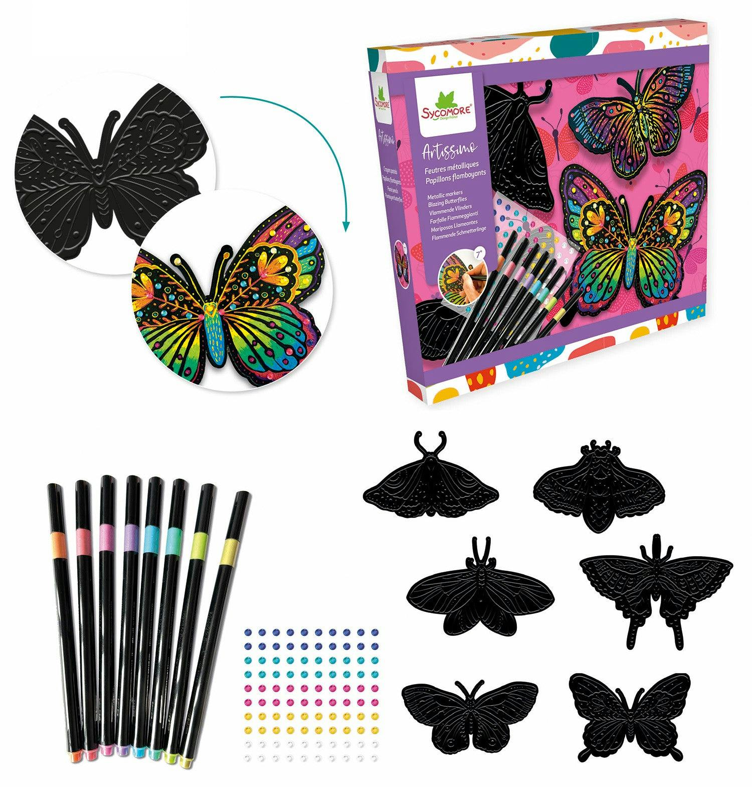 Artissimo - Color Pencils Flamboyant Butterflies - 7y+