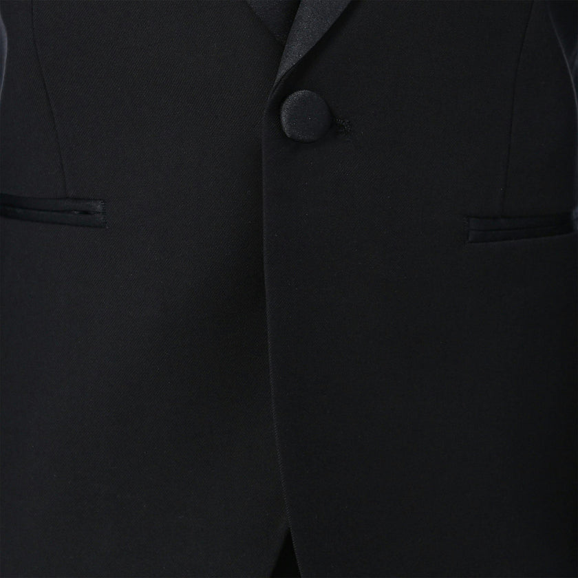 Black Moustache Shawl Lapel Tuxedo Set