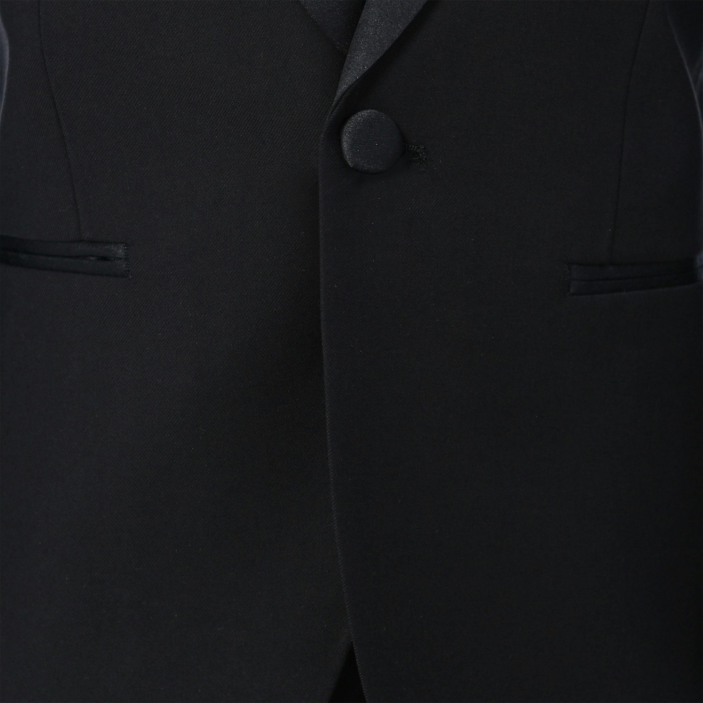 Black Moustache Shawl Lapel Tuxedo Set