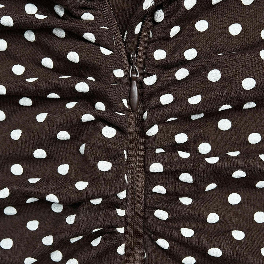 women's longsleeve – choco dots