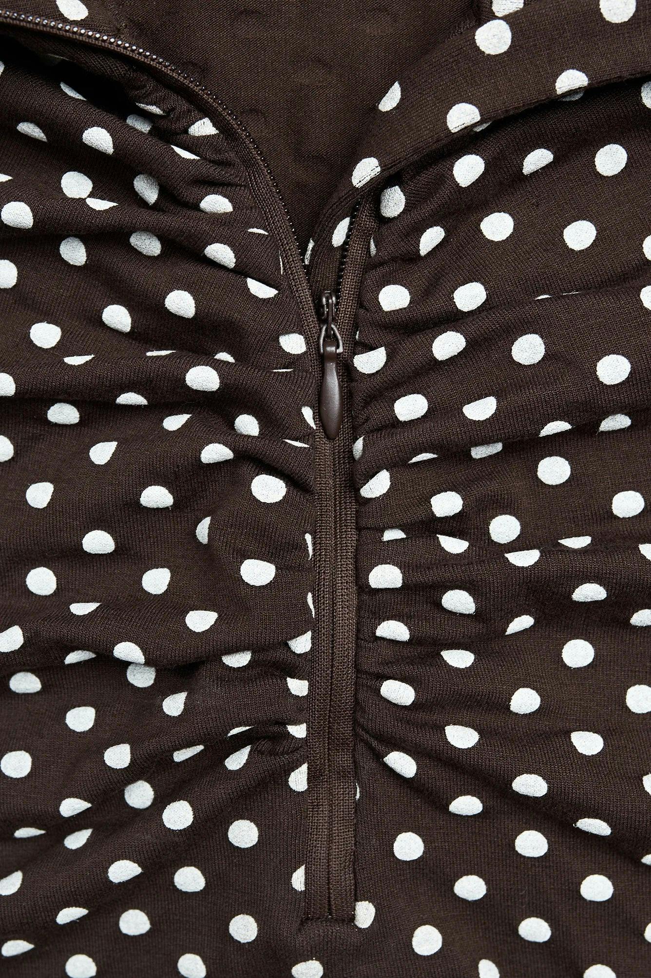 women's longsleeve – choco dots