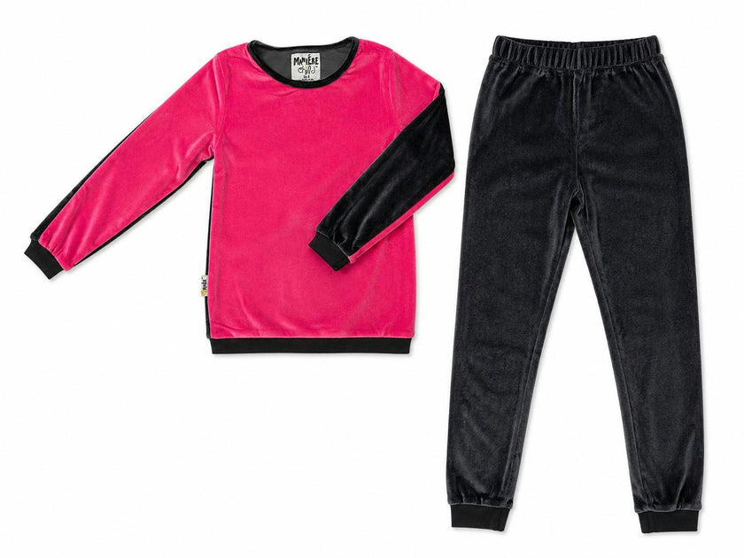 Velour Color Block Set