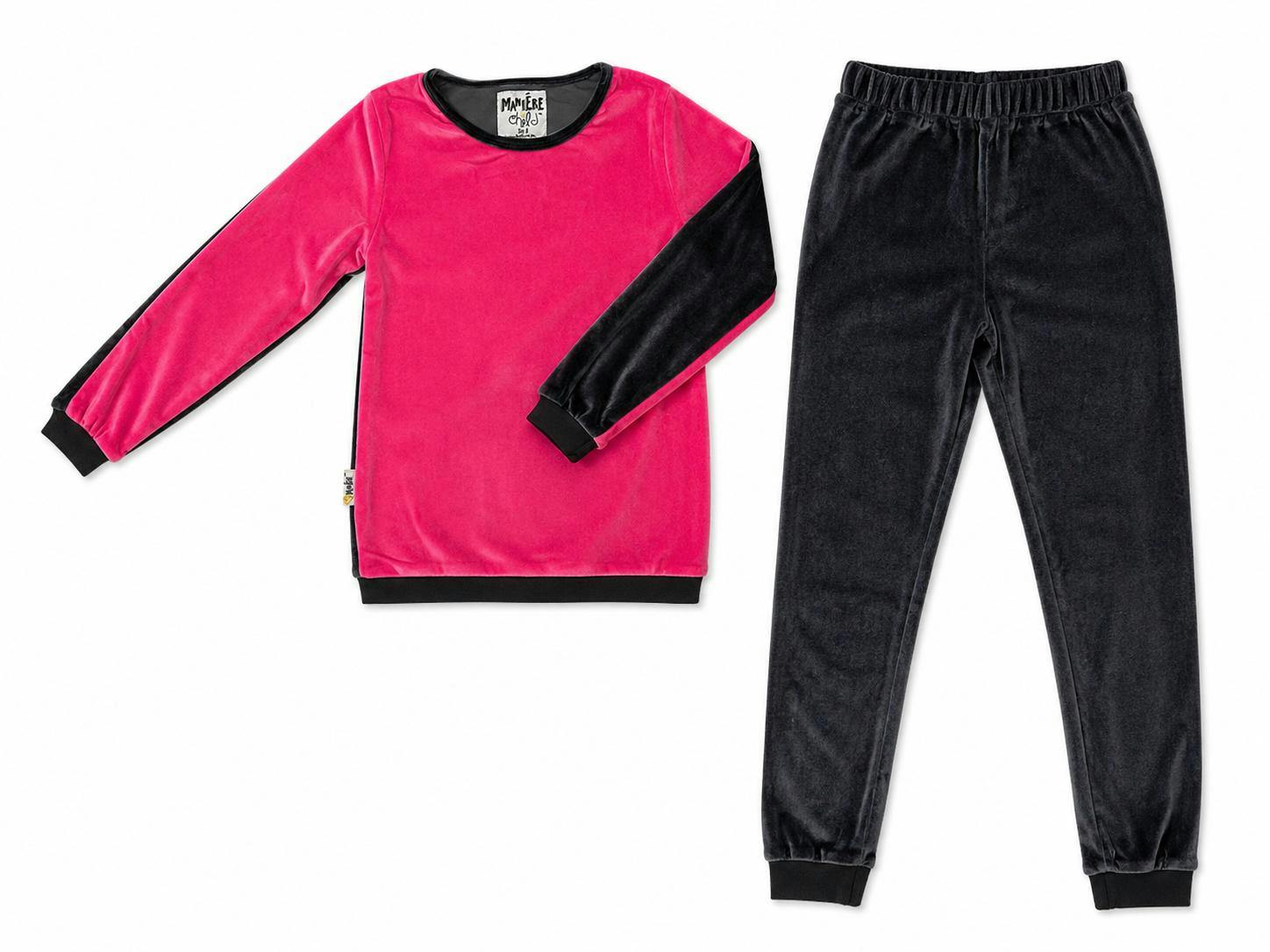 Velour Color Block Set