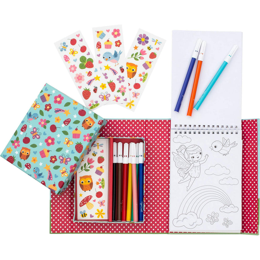Tribe: Coloring Set - Forest Fairies Activity Set w/ Stickers