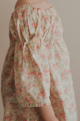 Kennedi Bell Sleeve Dress |Pink Blossom