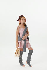 Willow Mauve Satin Skort