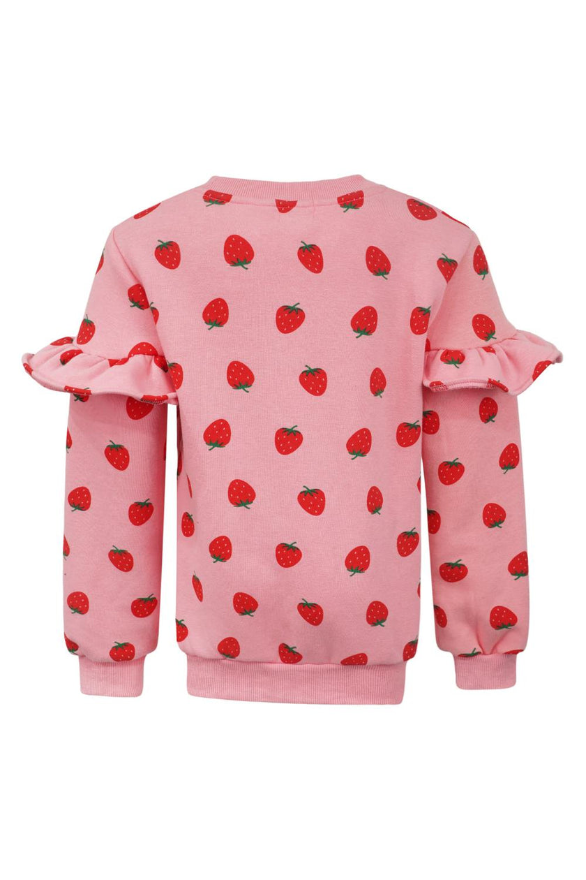 Strawberry Ruffle Joggers Set