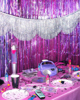 Shimmer Scallop Fringe - scalloped banner