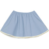 Mipounet SS26 Pauline, Swim Skirt Ecru Blue Sky