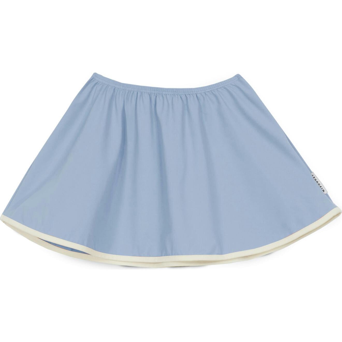 Mipounet SS26 Pauline, Swim Skirt Ecru Blue Sky