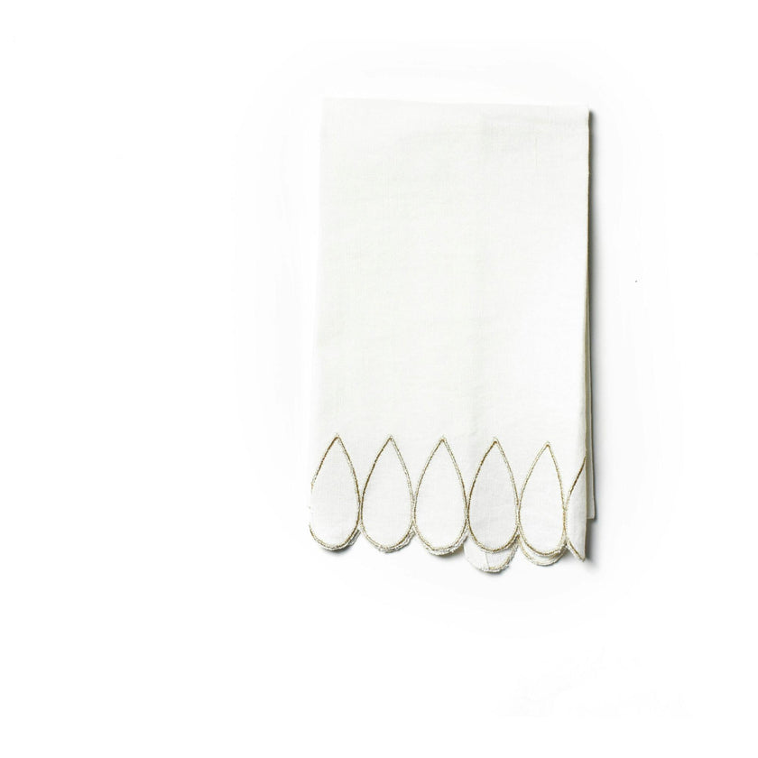 Deco Gold Scallop Medium Hand Towel