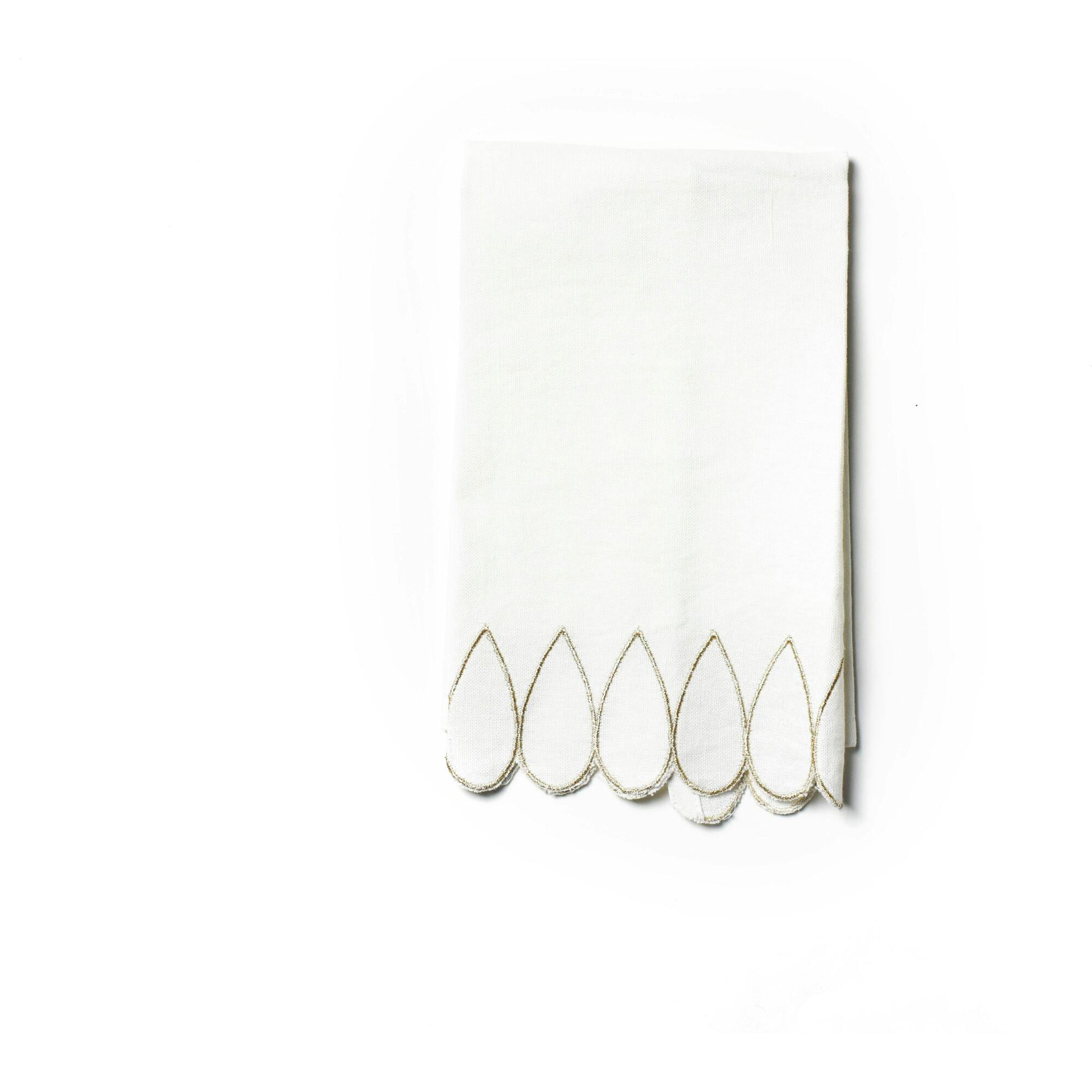 Deco Gold Scallop Medium Hand Towel