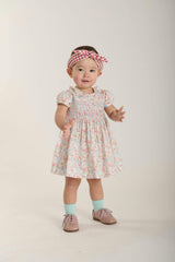 Hand-Smocked Baby Dress - Linnea