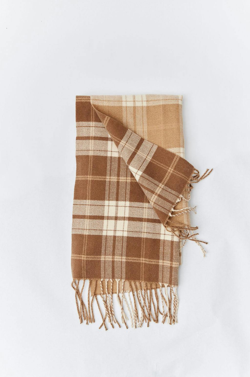 Reversible Plaid Scarf