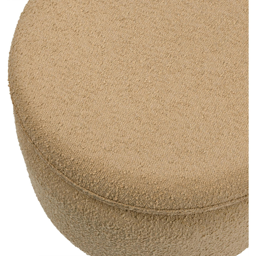 Enoki Storage Ottoman in Boucle in Sand Boucle