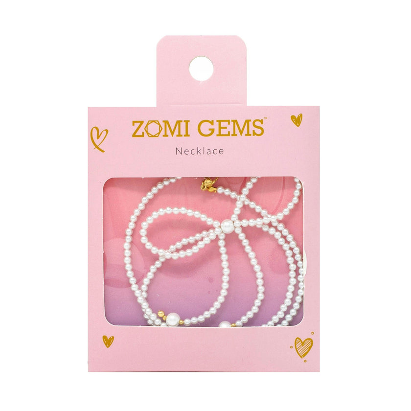 Pearl Bow Necklace