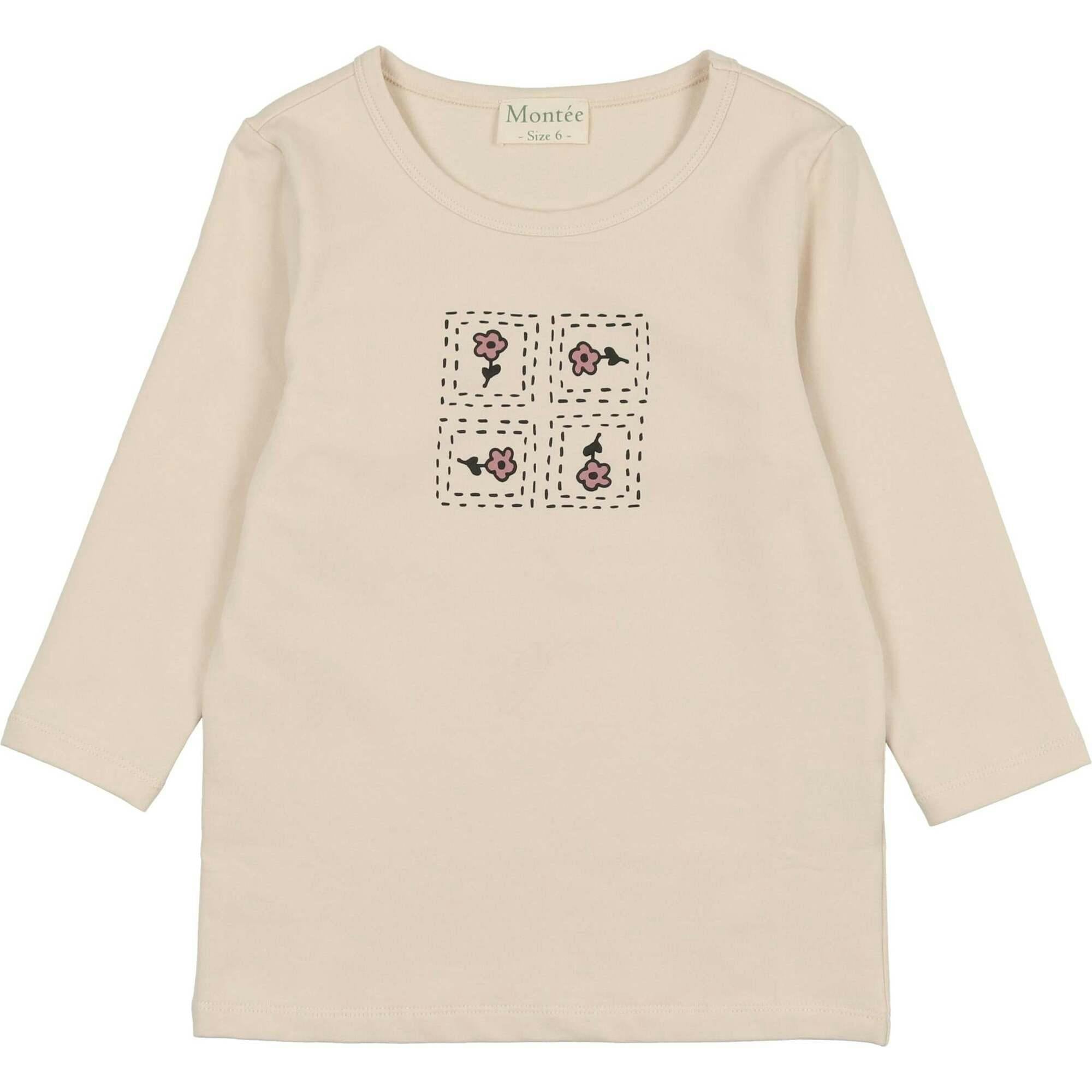 Girls Boxy Belt Bag 3-Quarter Sleeve Shirt