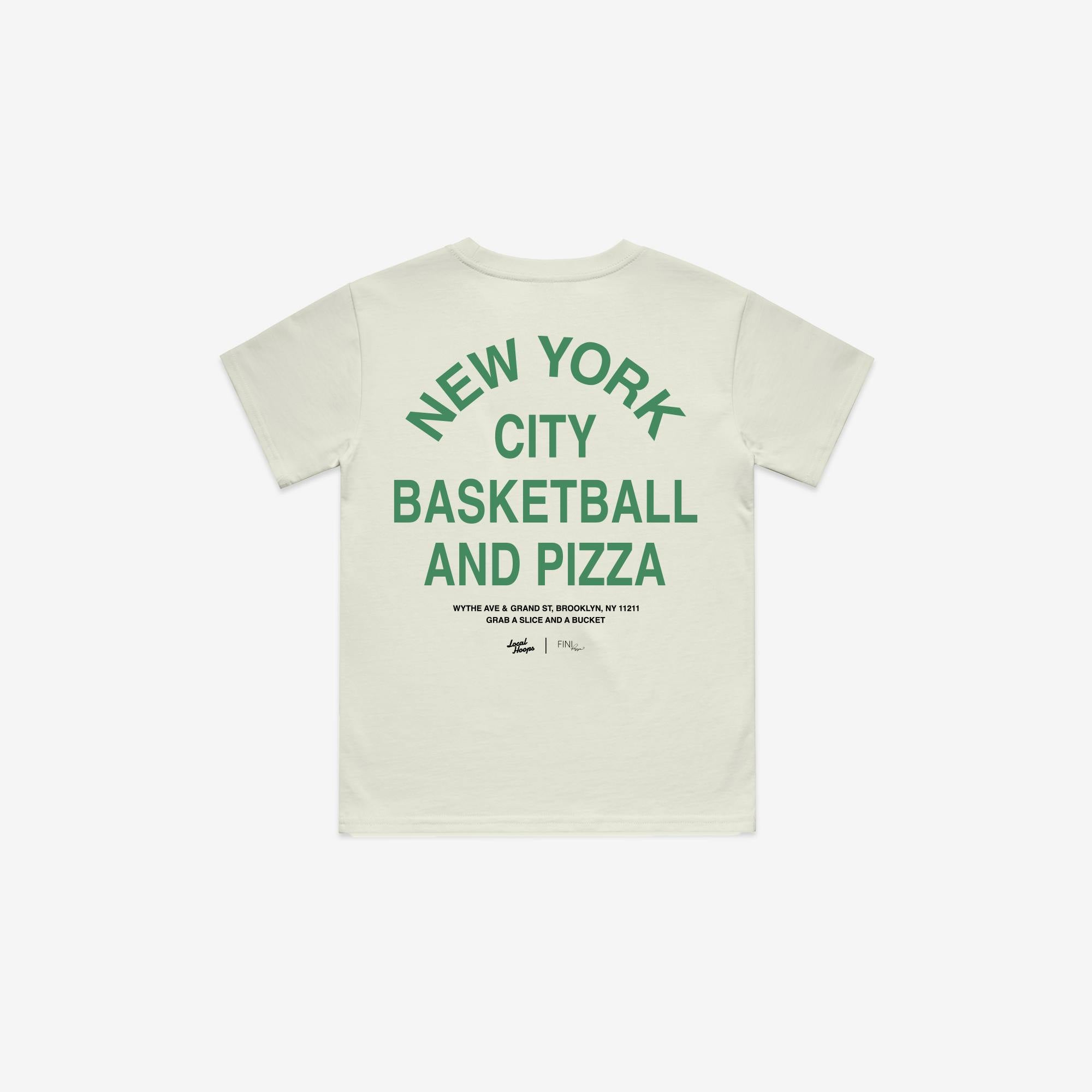 Fini Hoops Kids Cream Tee