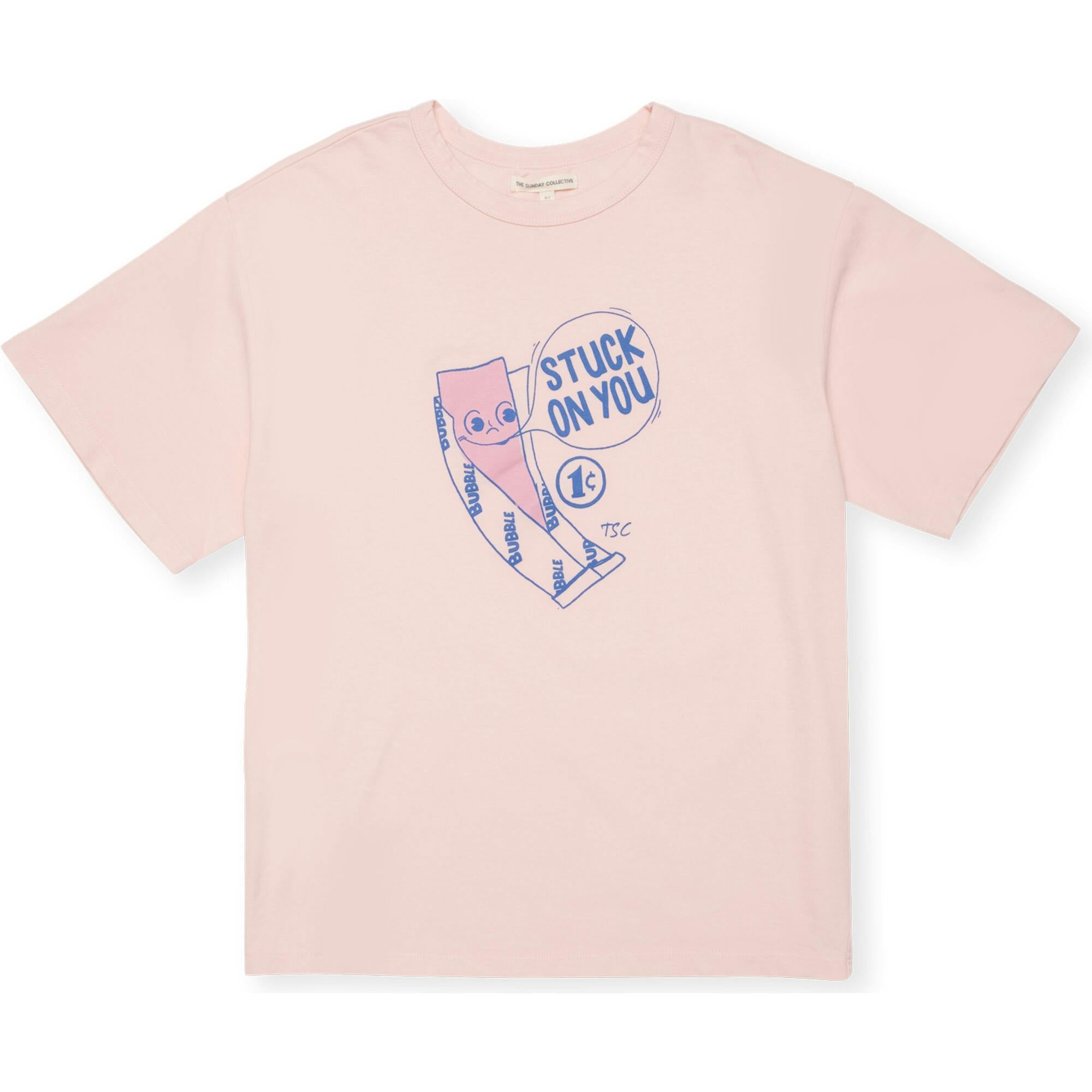 Organic Sunday Tee in Double Bubble