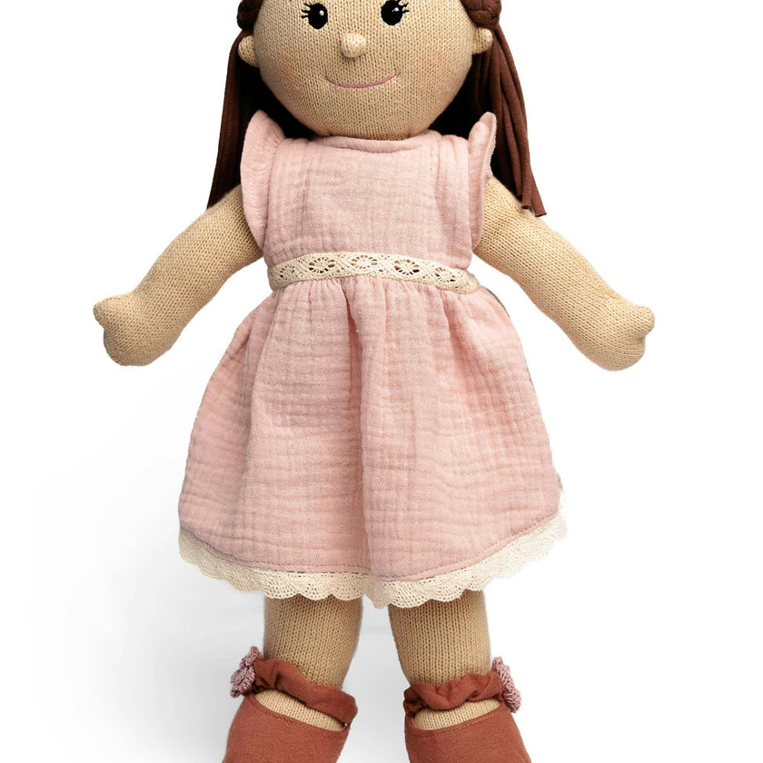 The Clementine collective knitted doll Clara
