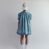 CAROLINE BOSMANS Glaze Sweet Collar Dress - Sky Blue