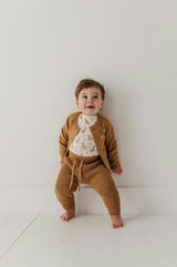 Knit Cardigan in Giraffe