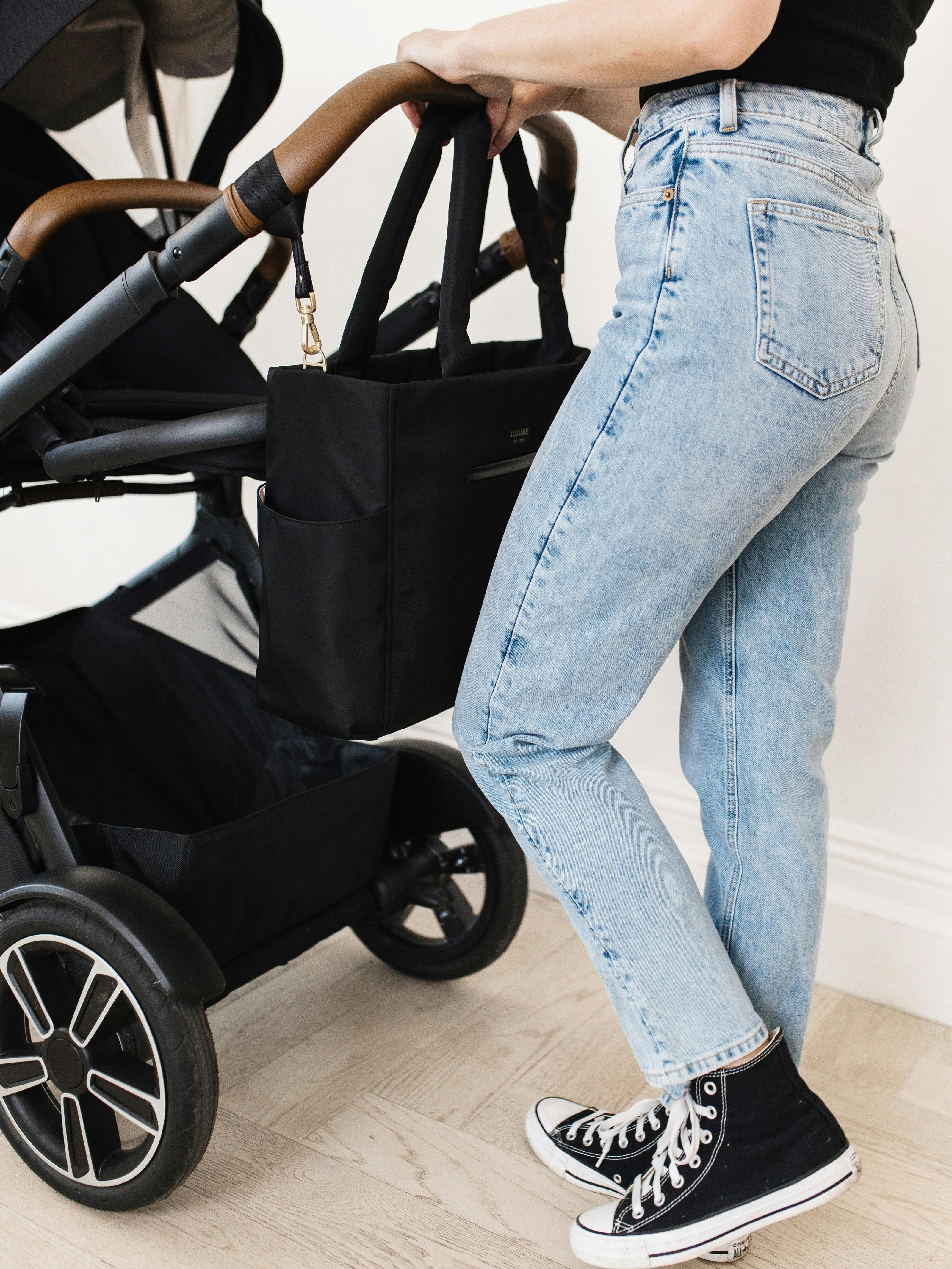 Utility-Strap Diaper Tote Bag