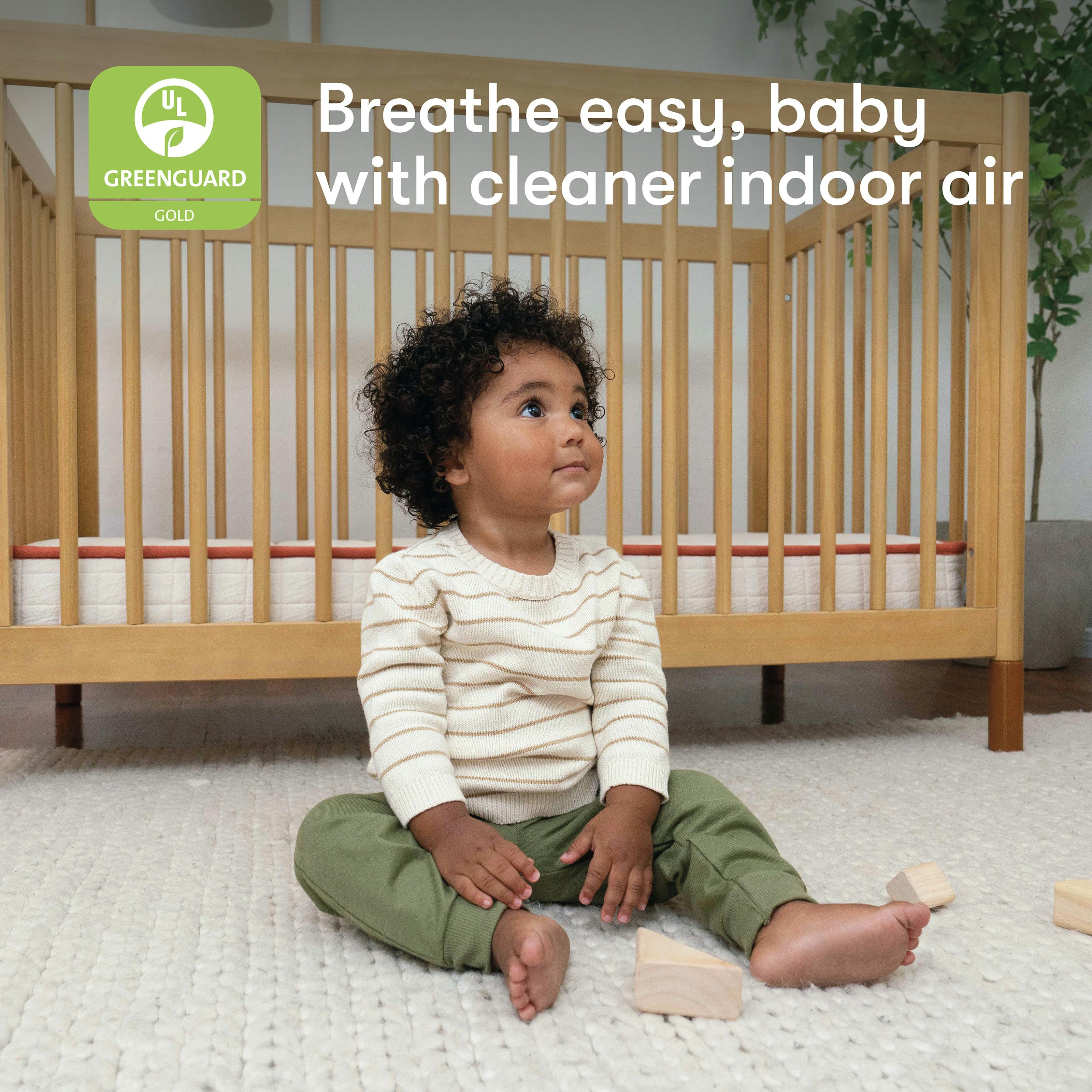 Babyletto x Avocado Organic Crib Mattress 2-Stage and 100% Nontoxic